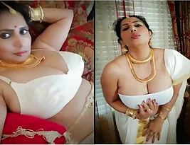 Big breasted Indian aunt in exclusive video of tits fucking