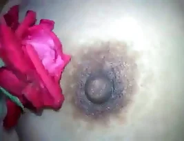 Friend’s BF enjoys anal sex with desi girl with red rose