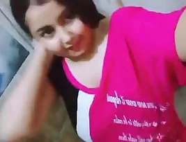 A girl with a great sex drive undressing in the bathroom.