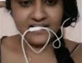 White Indian college girl strips in part 1