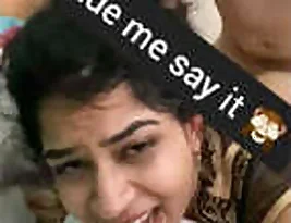 Special beauty gets spitted on her face while riding a dick in this video