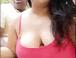 Indian housemaid seduces her master by touching her breasts.