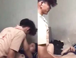Young Nepali college couple caught in the act.