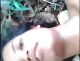 A farm girl has sex outside and sends it via MMS.