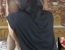 Hot and spicy Indian Classroom action with University Professor and student.