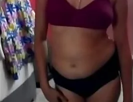 Medium body with huge boobs pushes her pussy to the limit in a YouTube video.
